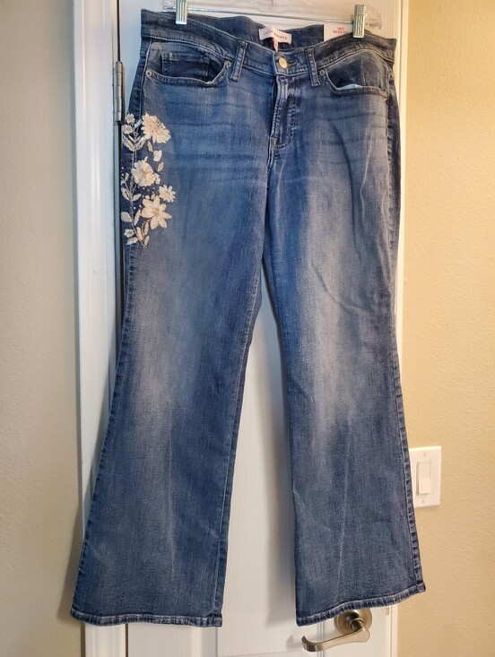 Lucky Brand Denim - Lucky Brand Sweet Mid-rise Boot Ankle Embroidered Jeans Size 32/14